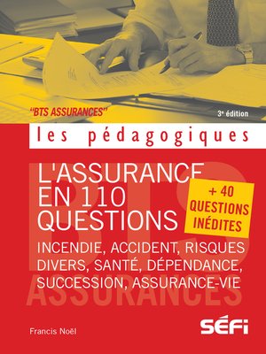 cover image of L'assurance en 110 questions